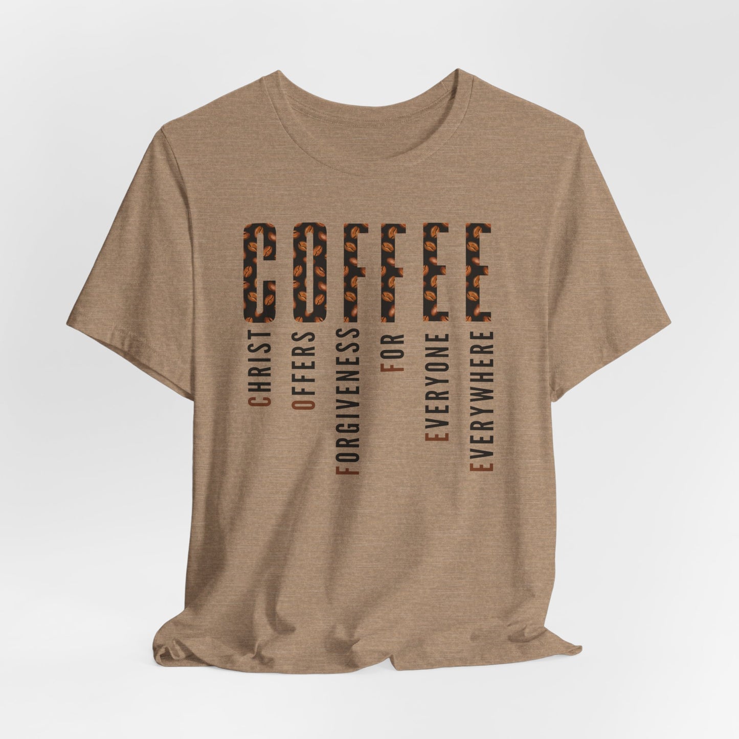 -Coffee and Christ - Unisex Jersey Short Sleeve Tee