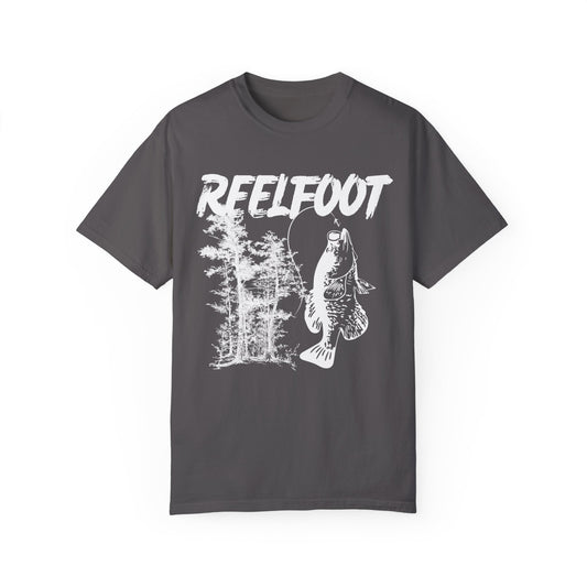 Fishing the Foot - Unisex Garment-Dyed T-shirt