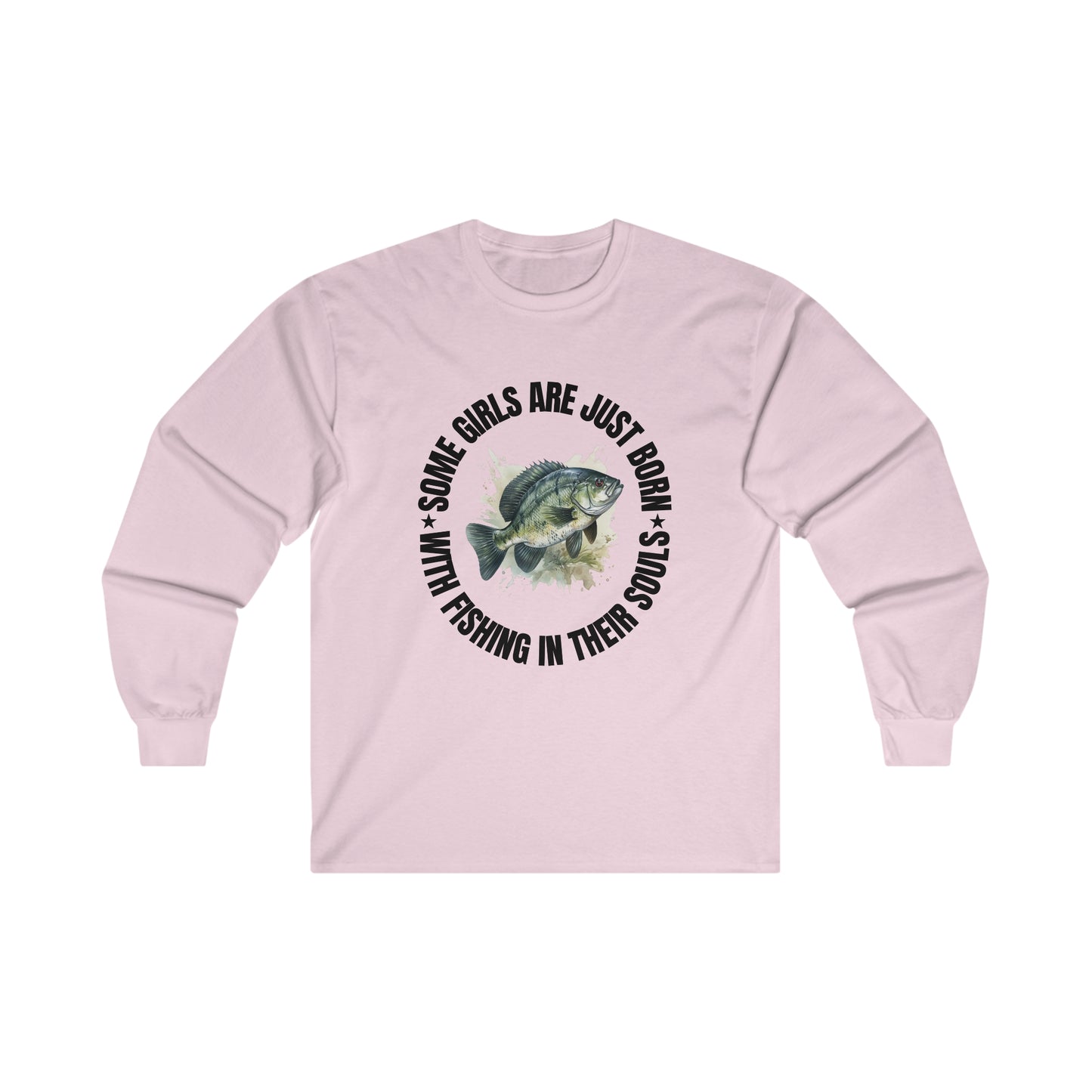 Girl Fishing - Unisex Ultra Cotton Long Sleeve Tee