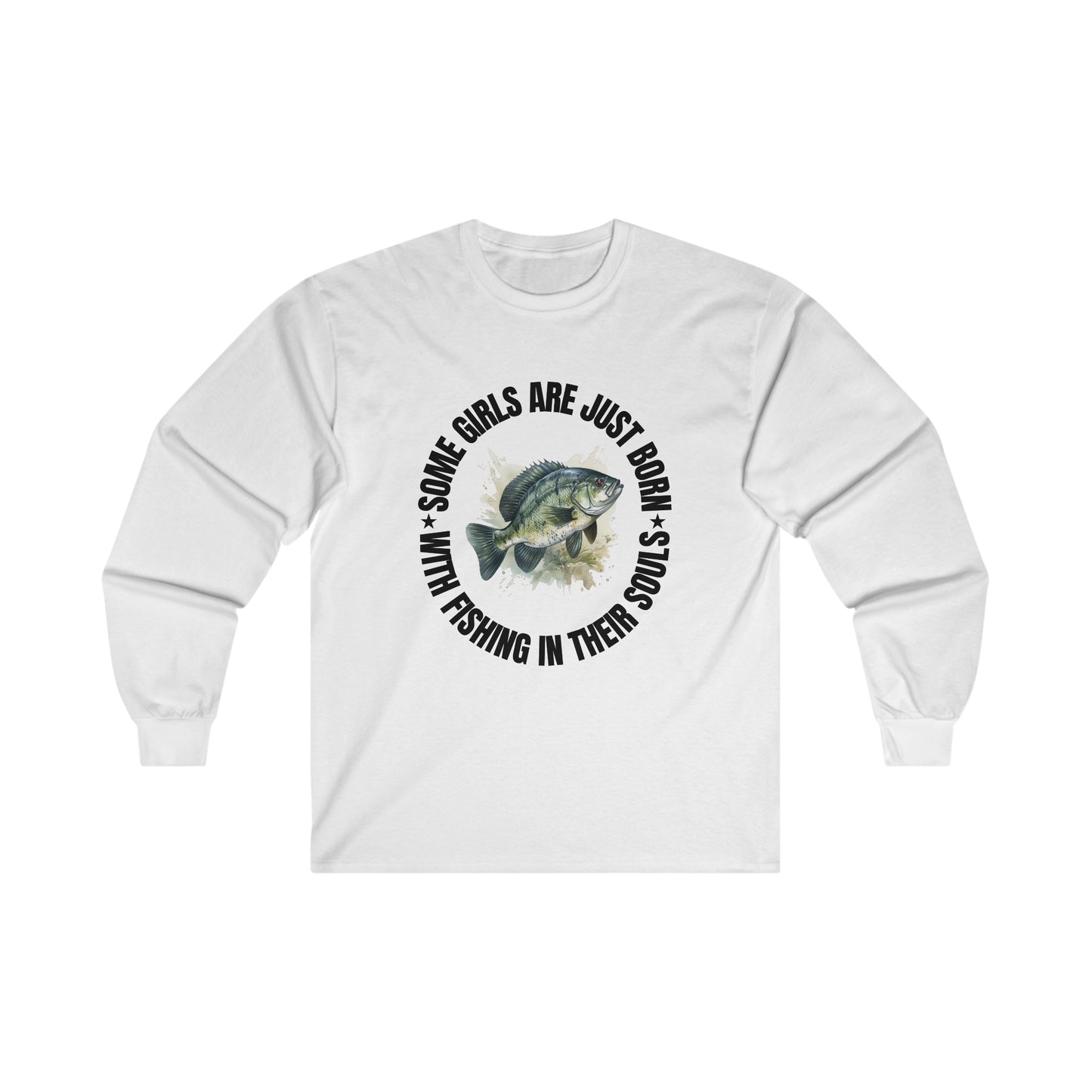 Girl Fishing - Unisex Ultra Cotton Long Sleeve Tee