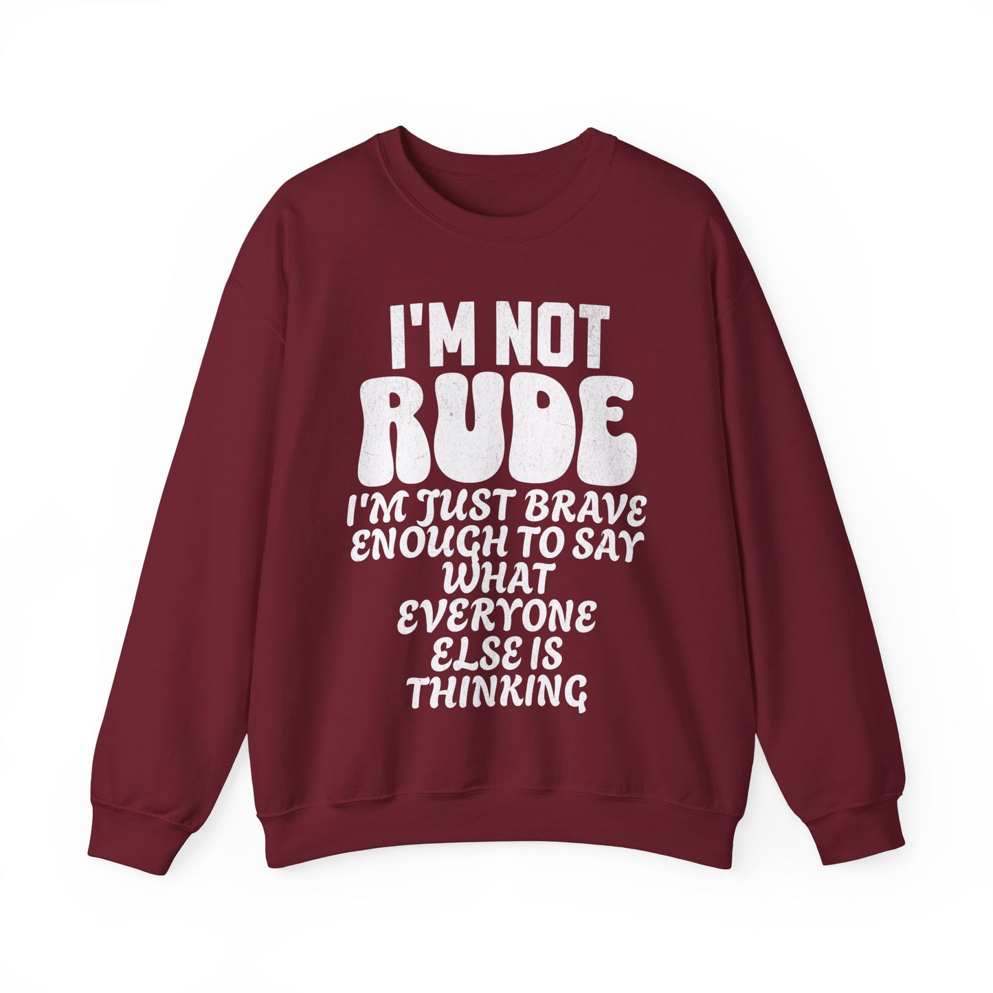 I'm Not Rude - Unisex Heavy Blend™ Crewneck Sweatshirt