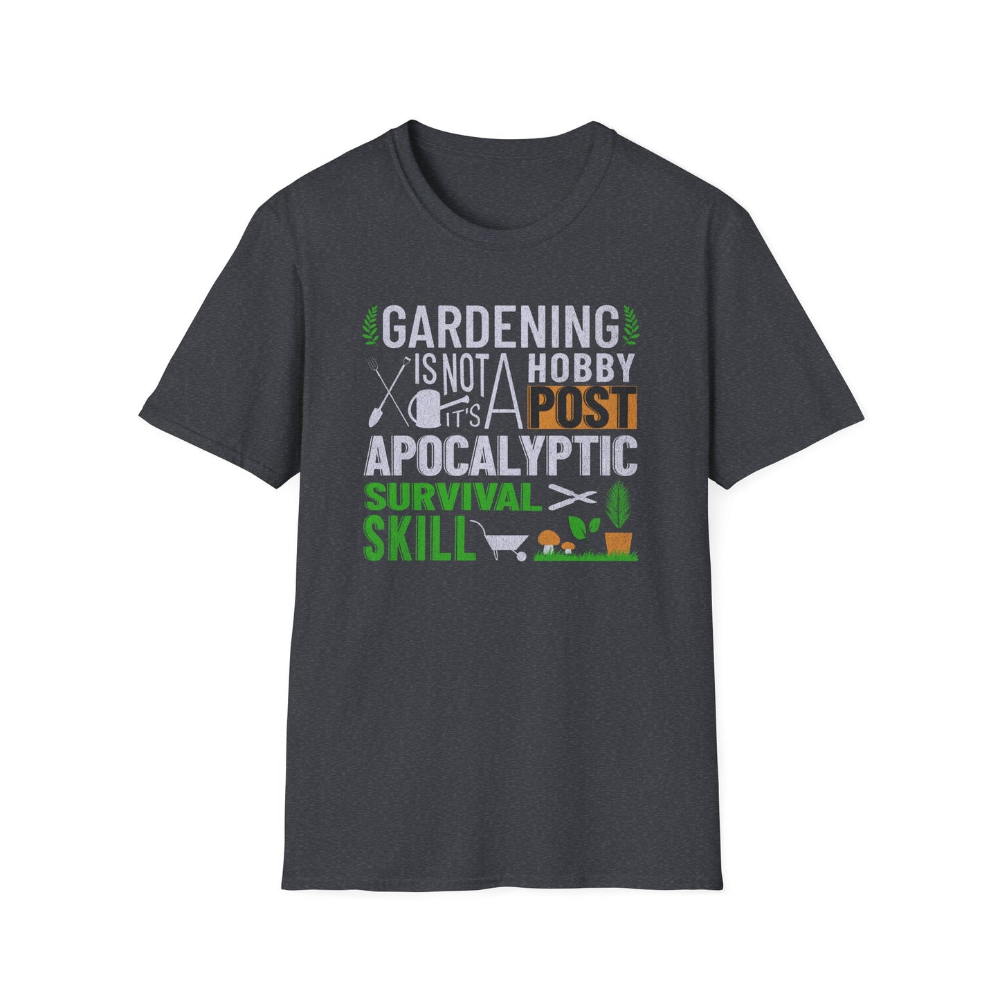 -Gardening - Unisex Softstyle T-Shirt