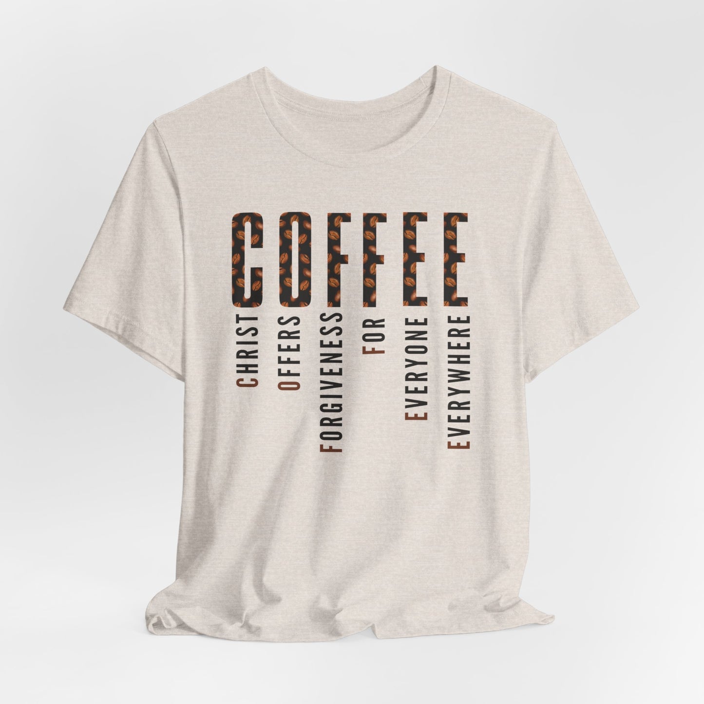 -Coffee and Christ - Unisex Jersey Short Sleeve Tee