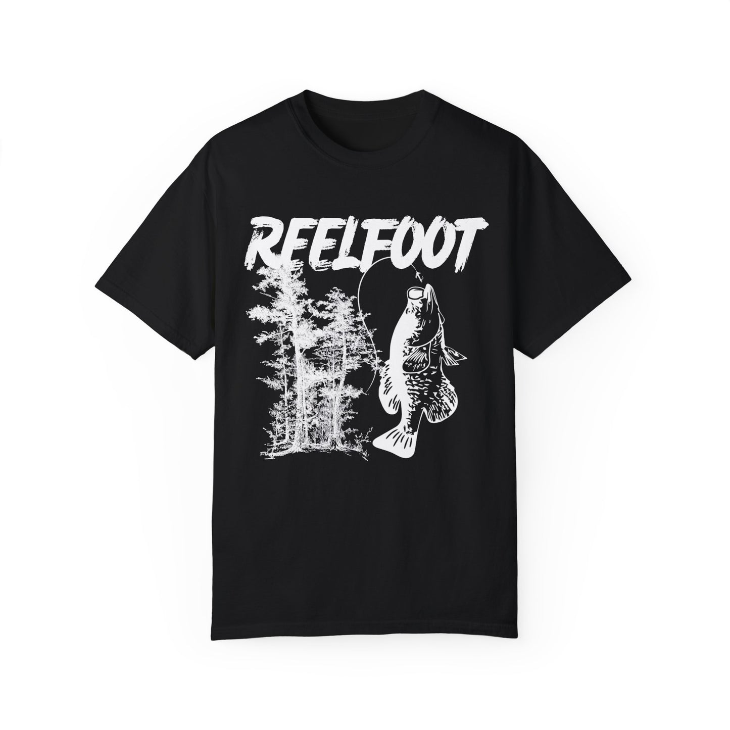 Fishing the Foot - Unisex Garment-Dyed T-shirt