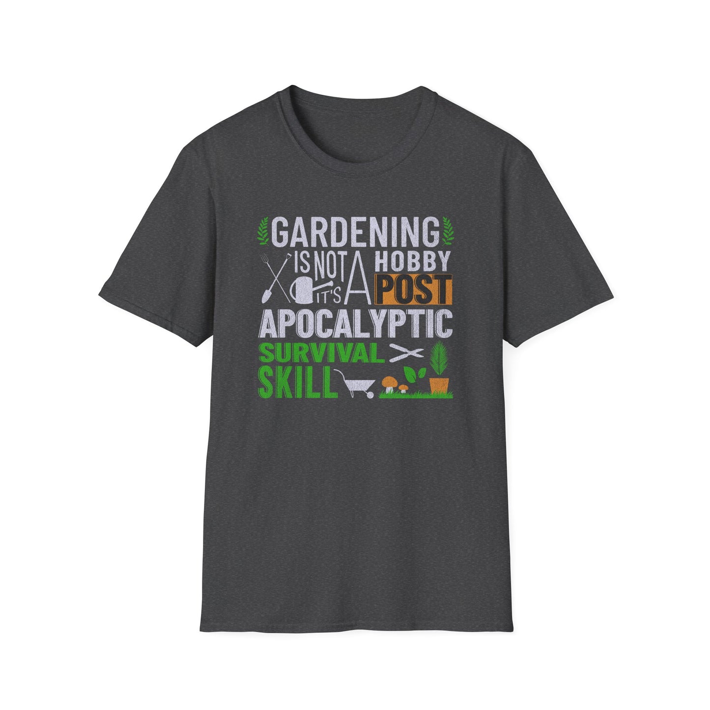 -Gardening - Unisex Softstyle T-Shirt