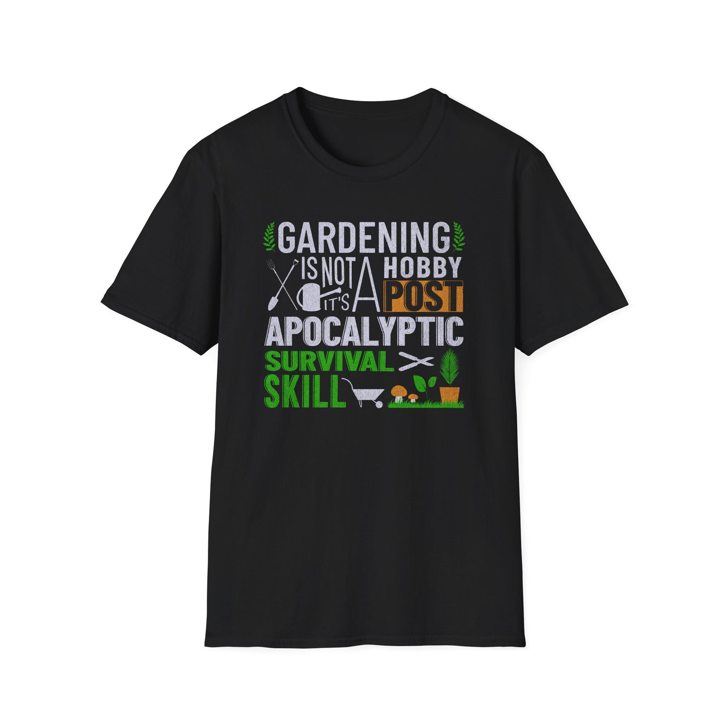 -Gardening - Unisex Softstyle T-Shirt