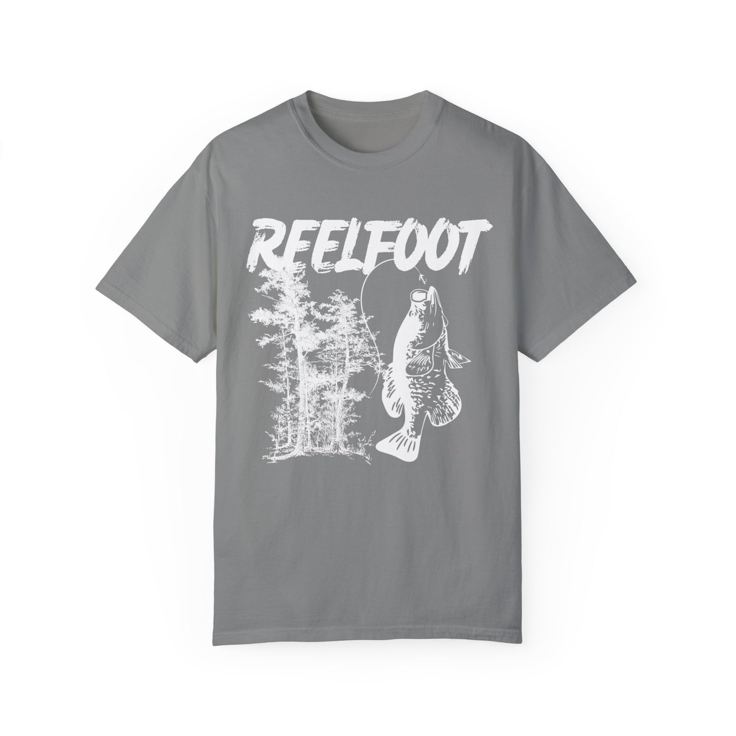 Fishing the Foot - Unisex Garment-Dyed T-shirt